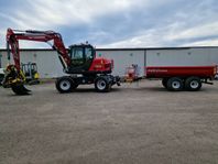 Yanmar B110W Hjulgrävare med 4års garanti