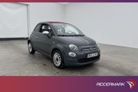 Fiat 500C Cabriolet 1.2 69hk Sensorer Halvskinn Farthållare