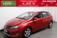 Toyota Auris 1,4 D-4D 90hk Active 5D Motorvärmare