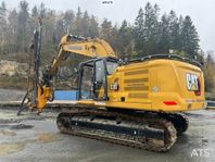 Grävmaskin CAT 330 NG med borraggregat XD 1155T