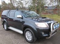 Toyota HiLux 3,0 TDI 171 hk Dubbelhytt Automat med Kåpa