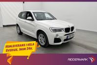 BMW X3 xDrive20d M-Sport Pano H/K 360° M-Värm Navi HUD