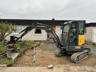 Grävmaskin Volvo ECR25D + Släp