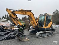 Bandgrävare- Hyundai Robex 55-9A med tiltrotator