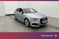 Audi A3 Sportback TFSI Q 190hk S-Line Cockpit B&O Värmare