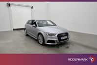 Audi A3 Sportback TFSI Q 190hk S-Line B&O Cockpit Värm Navi