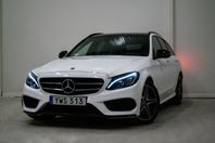 Mercedes-Benz C 220 T d 4M 9G AMG Night Pano Burmester Skinn