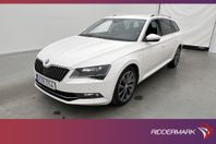 Skoda Superb TDI 4x4 L&K P-Värmare Cockpit Skinn Canton Drag