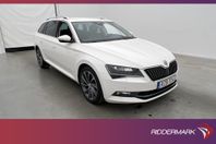 Skoda Superb TDI 4x4 L&K P-Värmare Cockpit Skinn Canton Drag