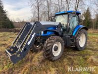 Traktor New Holland TS 135A 4WD med Quicke Q6