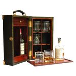 Whisky Bar - Croco-mönstrat Läder & Rosewood