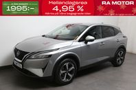 Nissan Qashqai 1,3 DIG-T N-Connecta MHEV 158hk 4WD Aut 360°