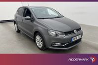 Volkswagen Polo 1.2 TSI 90hk Bluetooth Låg-Ska 4,95% RÄNTA