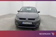 Volkswagen Polo 1.2 TSI 90hk Sensorer Farthållare Bluetooth