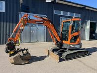 Minigrävare Doosan  DX35Z med Engcon rotor