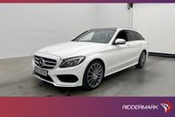 Mercedes-Benz C 220 T d 170hk AMG Pano Skinn Kamera Drag