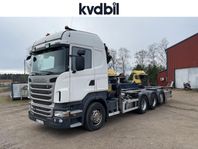 Scania R480 Kranbil med växelflaksram