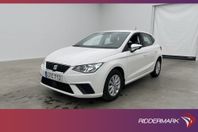 Seat Ibiza 1.0 75hk Style P-Sensorer Farthållare Bluetooth