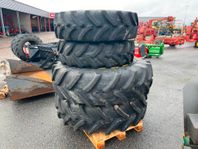 Däck & med fälg Firestone 340/85R24 &420/85R på JD