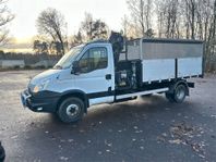 Flakbil med kran IVECO DAILY 70C17A/P EEV