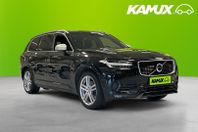 Volvo XC90 D5 AWD R-design B&W HuD Drag Minnestolar 225hk