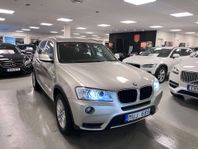 BMW X3 xDrive20d Nybesiktad 184hk Euro 5 M-värmare PDS 3,95%