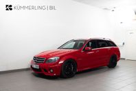 Mercedes-Benz C 63 AMG T 7G-Tronic Sv-såld/H&K/Glastak/Läder