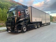 Dragbil Volvo FH16 750 6x4 / HRD jumbotrailer