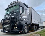 Dragbil Volvo FH16 750 6x4 / HRD jumbo trailer