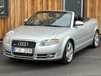 Audi A4 Cabriolet 1.8 T S Line ,Svensk såld,Toppsk.12.260mil