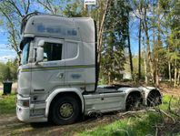 Dragbil Scania R580 med Max100 trailer