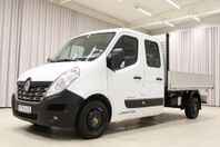 Renault Master  163HK Dubbelhytt Flak Kranbil 3800Mil Moms