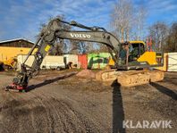 Grävmaskin Volvo EC220EL med GPS tiltrotator