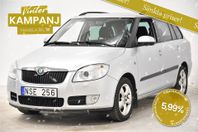 Skoda Fabia 1.6 Aut P-sensorer Farth Nyserv SoV-hjul 105hk