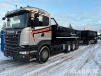 Kassettbil Scania R580 med släp