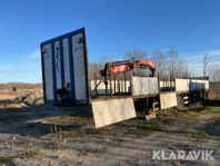 Ståltrailer Närko med Fassi F170 kran