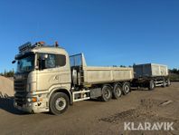 Kassetbil med ekipage Scania R620