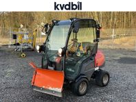 Husqvarna 525 P525D Åkgräsklippare med hytt, plog, klippdäck