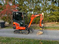 Kubota KX019-4 Rotortilt, 2018 endast 388tim, diverse skopor