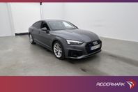 Audi A5 45 TFSI Q 245hk S-Line Matrix Kamera Svart optik