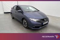 Honda Civic 1.6 i-DTEC 120hk Sport P-Värm Kamera En brukare