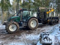 Skogsekipage VALTRA N154 + MOHEDA 151