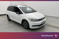 Volkswagen Touran TSI 115hk 7-Sits Värm Kamera CarPlay Drag