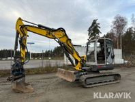 Grävmaskin Wacker Neuson 8003 med Tiltrotator