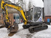 Grävmaskin Wacker Neuson 50Z3 med flera redsk