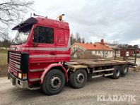 Maskintransport Scania R 143 8x2