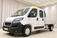 Peugeot Boxer 2.2 140HK Dubbelhytt Flak Webasto Drag Nybil