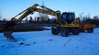 Komatsu PW 148-10 Vagn & GPS