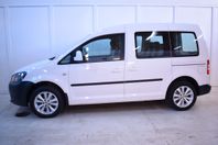 Volkswagen Caddy Life 1.6 TDI 75hk Krok Värmare V-hjul