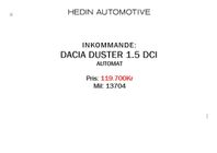 Dacia Duster 1.5 dci 4X2 Laureate / AUTOMAT / PDC